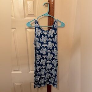 Lilly Pulitzer Cotten sleeveless dress size M with strappy back.